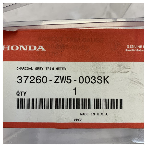 Honda Marine 37260-ZW5-003SK Gauge tal-Ħin tal-Magna Silvru 