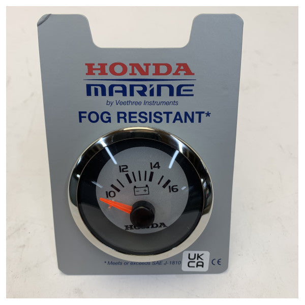 Honda Marine Engine Voltage Gauge 12V - 37450-ZW5-004SK