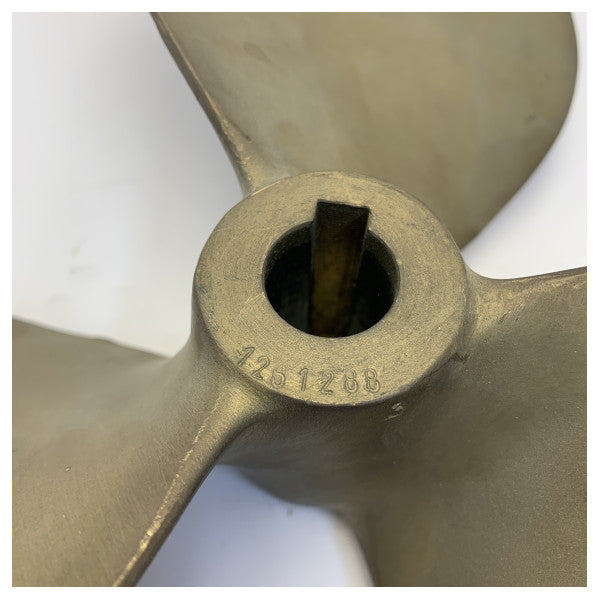 USED Vetus P3B-13X11R Propeller 3-Blade Brass Right Handed 25 mm 