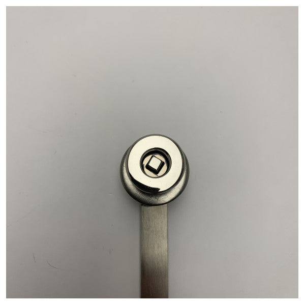 Chiusura a chiave quadrata in acciaio inox Ferretti 22mm 