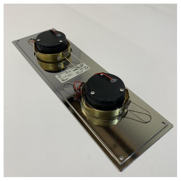 Quick Nikita Double LED Marine Downlight Spot 24V Warm White - FVASGMFP3243NK