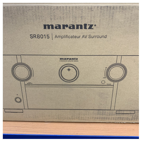 Marantz SR8015 AV Receiver - 11.2 Channel 8K Ultra HD Amplifier - 2 Zones 