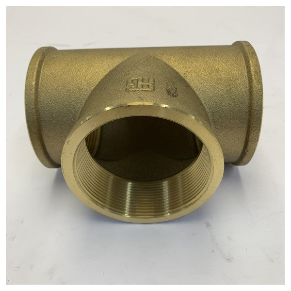 Guidi Brass T-Fitting 2 1/2 Inch - Marine Yacht Hardware - 0130#100009 