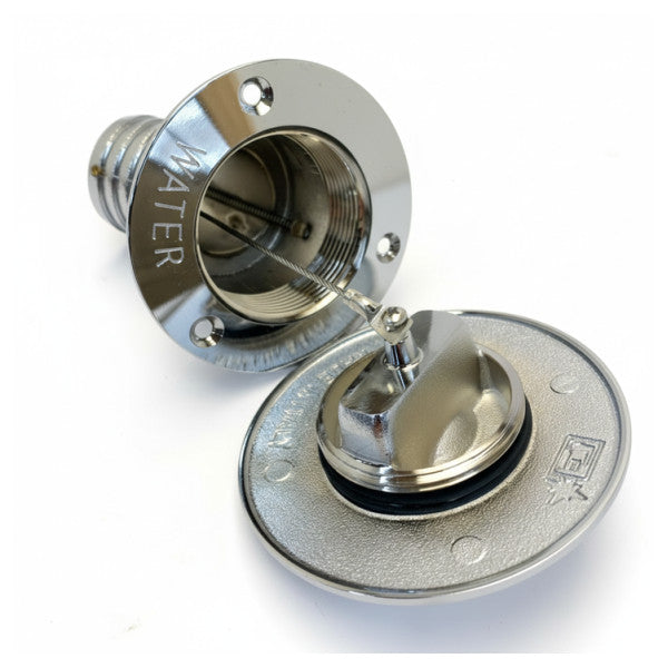 Foresti Suardi Water Deck Fill Cap 38 mm 503-B - Yacht Hardware - 171-503B-38-C