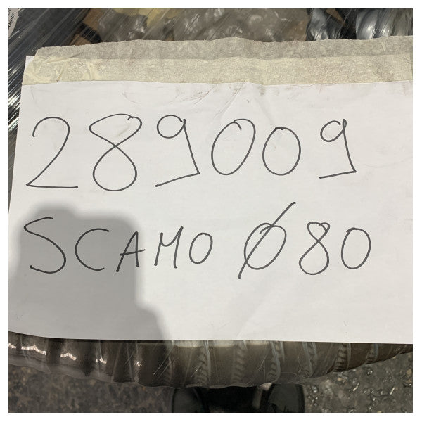 SCAMO/SP/CAJ Marine Exhaust Hose D80 mm Black - 1M