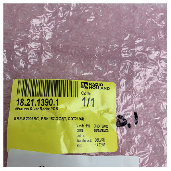 Furuno CDT2136B Joki Radar PCB RHR-S2500RC 