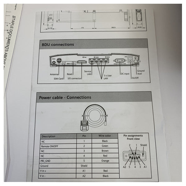Sailor 404338A-00500 Dual VSAT Below Deck Unit - TT4338A 