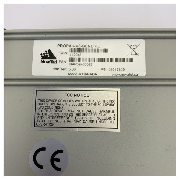 Używany odbiornik GNSS GPS NovAtel ProPak-V3 o wysokiej precyzji do zastosowań morskich i pomiarowych 