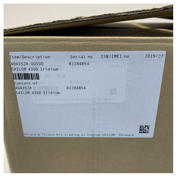 Супутникова антена Sailor Iridium 4300 VSAT - 404352A-00500 