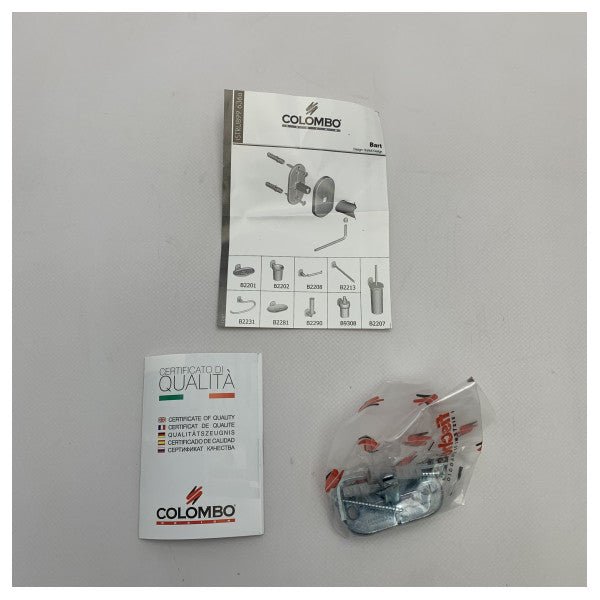 Colombo kromattu pyyheteline ruostumatonta terästä - B2231