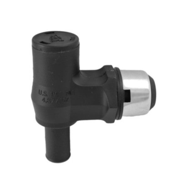 アットウッドマリン燃料タンクベント90度ステンレススチールカバー付き5/8インチホース用 