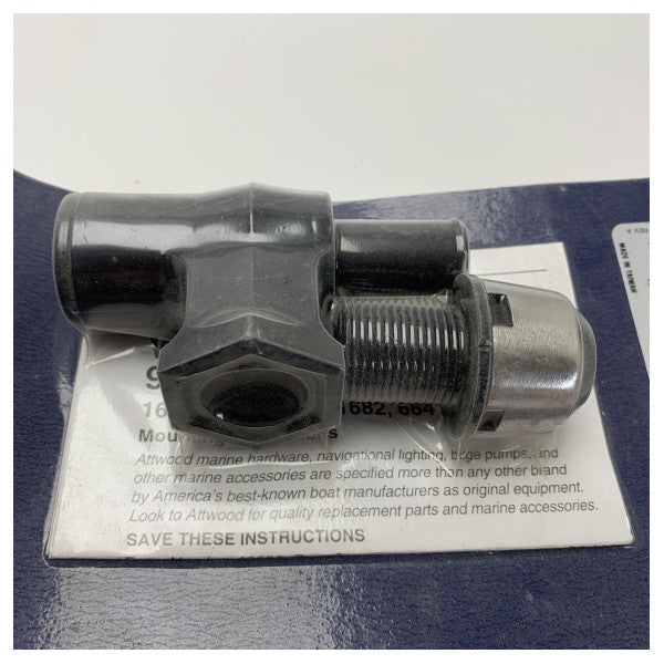 アットウッドマリン燃料タンクベント90度ステンレススチールカバー付き5/8インチホース用 