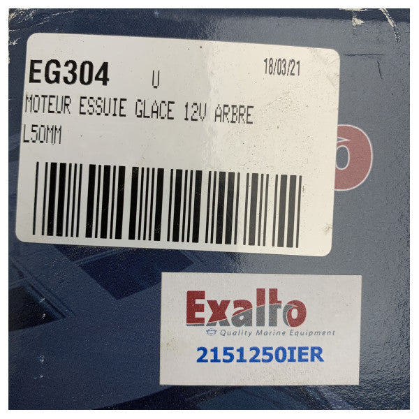 Motor do Limpador de Para-brisa EXALTO tipo 215BD | 12-24V | Eixo 25 mm 