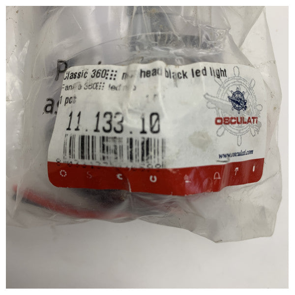 Osculati Classic 360� LED Marine Black Agter Navigation Lys - 11.133.10 