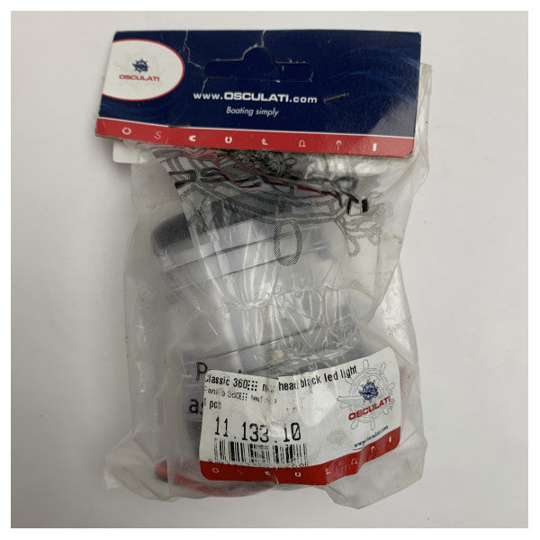 Osculati Classic 360� LED Marine Black Agter Navigation Lys - 11.133.10 