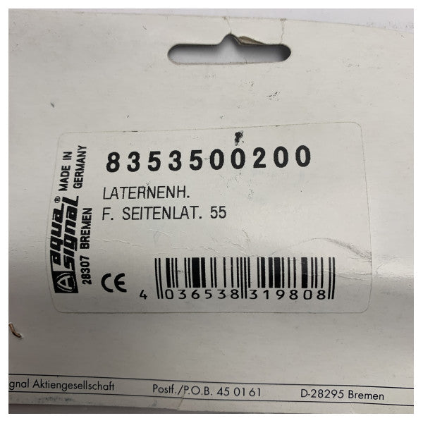 Plaque d'adaptation de montage Aqua Signal pour feux de navigation - 8353500200