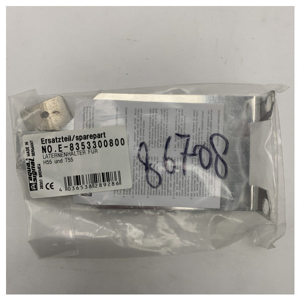 Adaptador de luz marítima em aço inoxidável da Aqua Signal para iluminação duradoura de barcos e navios - 8353300800