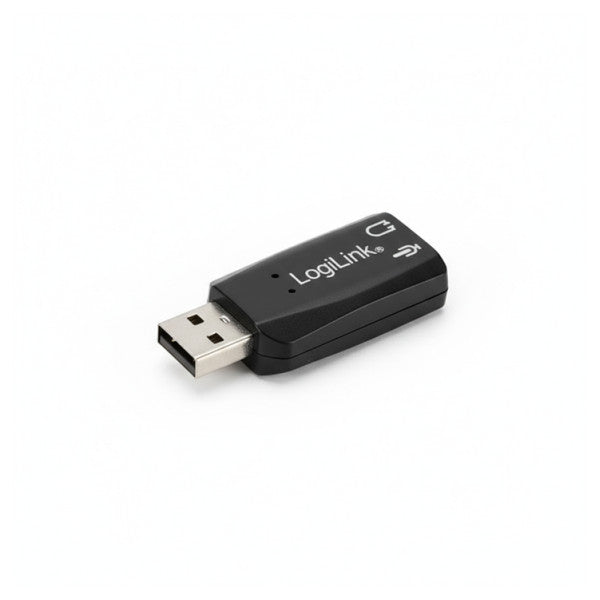 LogiLink UA0053 USB 2.0 External Sound Card - 5.1 Audio Adapter for Marine PC