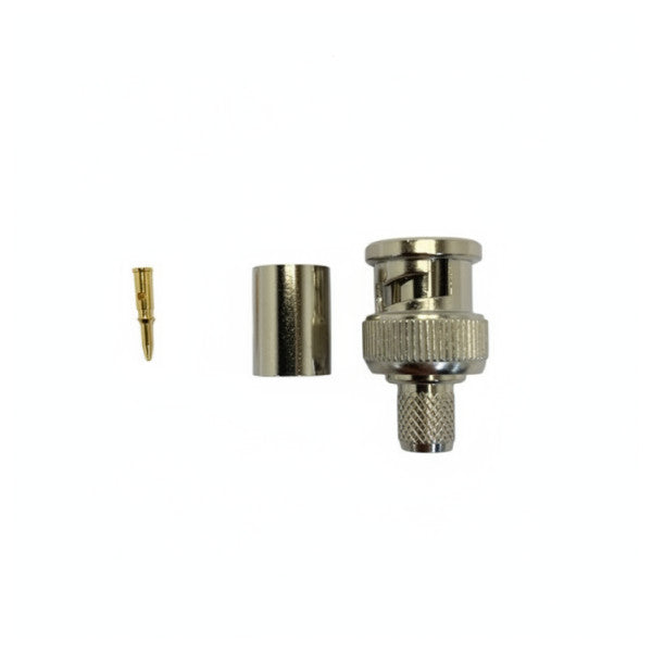 Telegärtner BNC-Stecker Crimp-Anschluss 75 Ohm für RG6-Koaxialkabel 