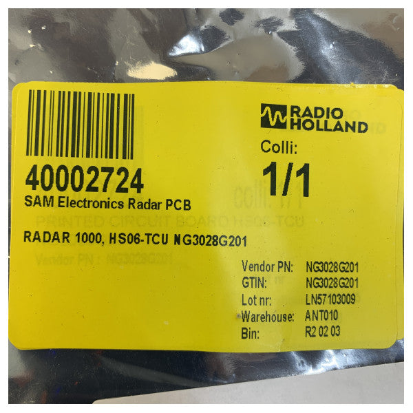 SAM Electronics HS06-TCU радарен процесорен борд NG3028G201 