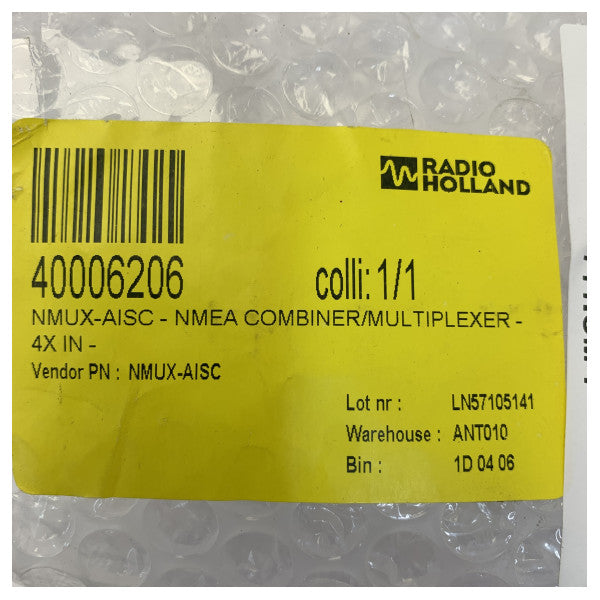 Brookhouse NMUX-AISC NMEA 0183 Πολυπλέκτης - 4 Είσοδοι / 1 Έξοδος Συνδυαστής - 12/24V 