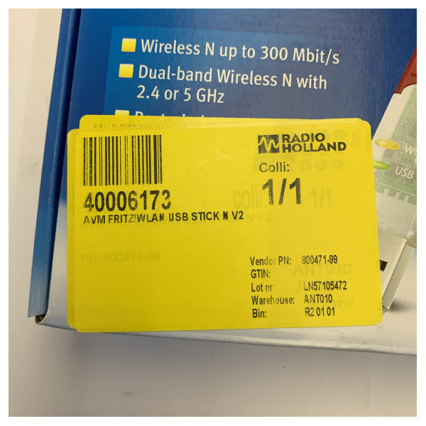 AVM FRITZ!WLAN USB Stick N v2 Мрежов адаптер - 300 Mbit/s 