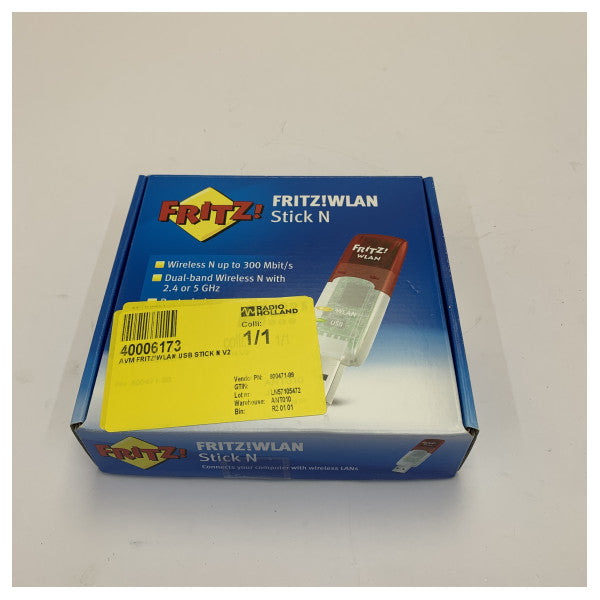 AVM FRITZ!WLAN USB Stick N v2 Мрежов адаптер - 300 Mbit/s 