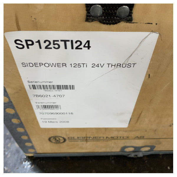 سليبنر سايد باور SP125 دافع أمامي كهربائي 24 فولت 8.7 حصان 125 كيلوجرام قوة دفع - SP125Ti 