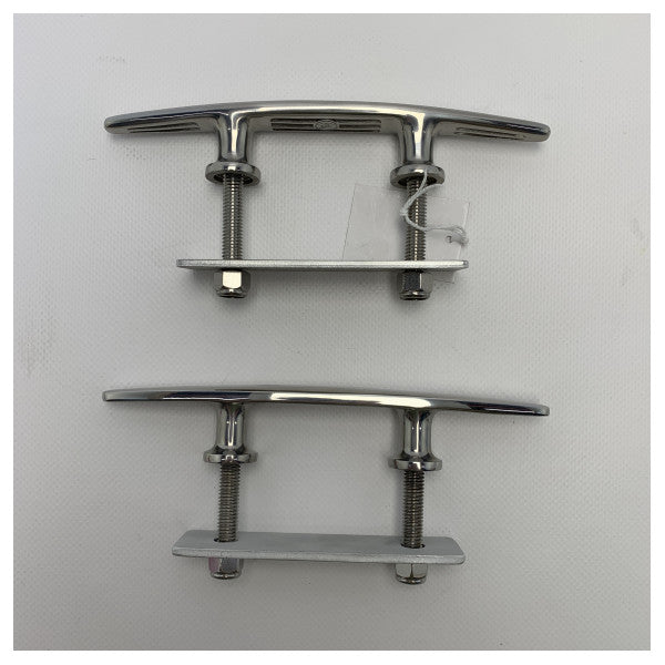 2x Marine Town Stainless Steel Fixed Bolder | Cleat 204 mm - 8828201