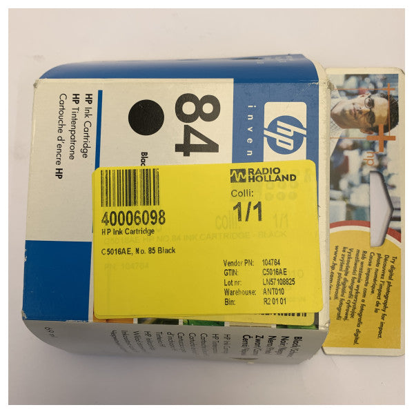 خرطوشة حبر سوداء HP No. 85 C5016A - خرطوشة حبر أصلية 