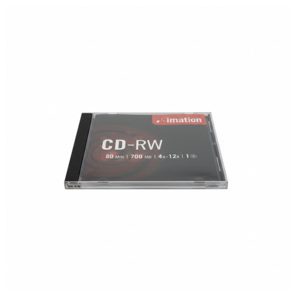 Imation CD-RW 700 MB 80 Min. 4x-12x wiederbeschreibbar - 10 Stück Slim Jewel Case 