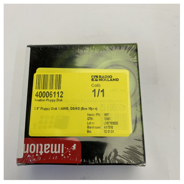 Имation 3.5 inch Floppy Disk 1.44MB DS/HD - Кутия с 10 броя - Дискети 
