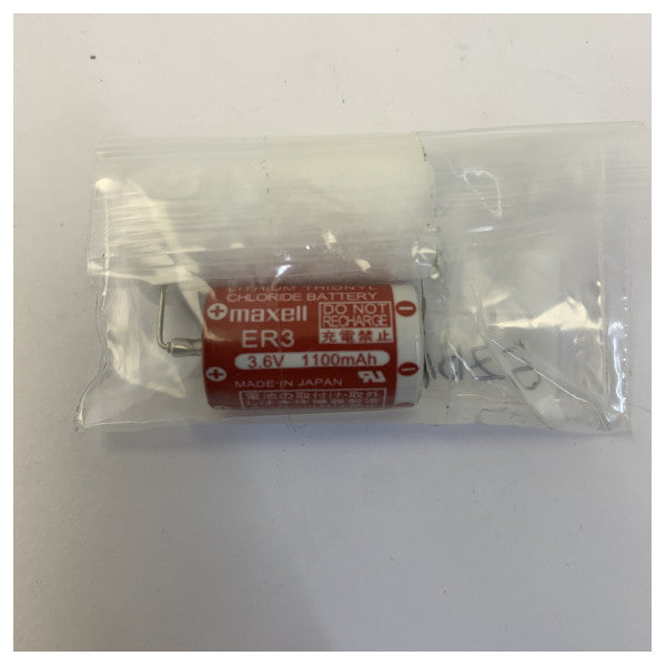 Maxell ER-3VP-batteri för JRC JAX-90/9A väderfax - 3,6V 1200mAh marinbatteri 
