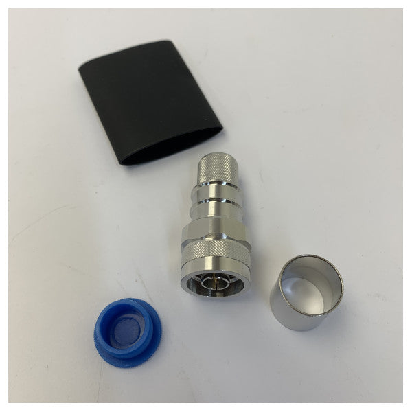 Times Microwave EZ-600-NMH-X N-Type Male Connector for LMR-600 - Crimp Straight 