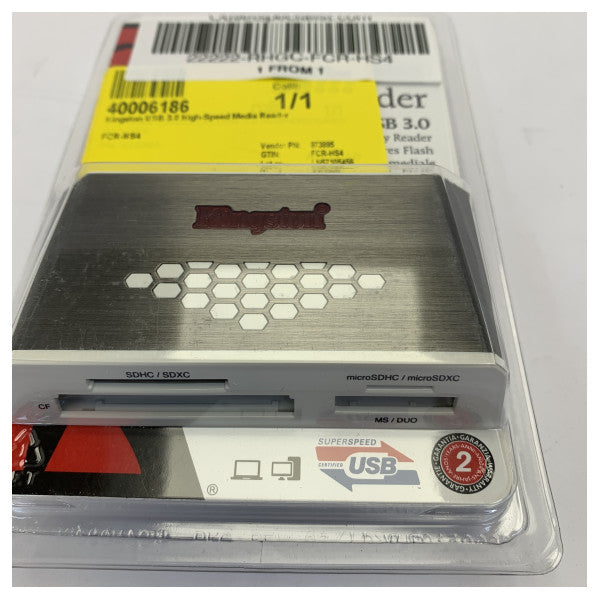 Kingston FCR-HS4 USB 3.0 brzi čitač medija - sve-u-jednom čitač kartica 