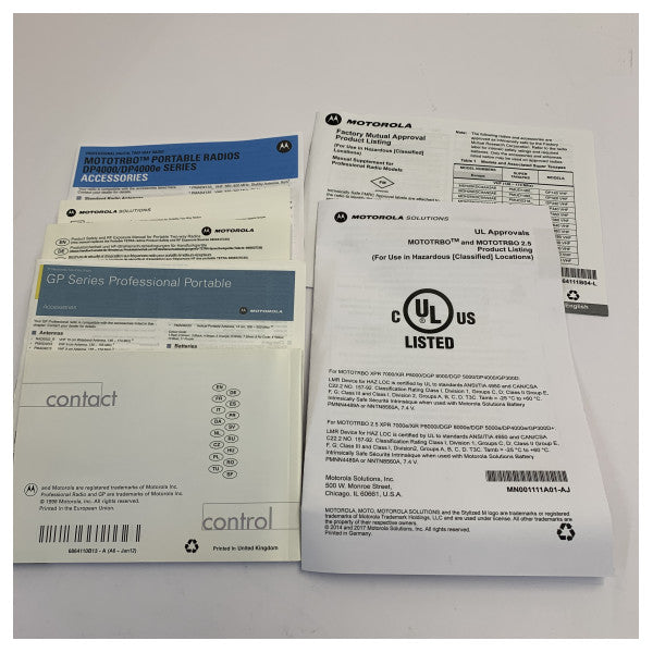 Motorola GP340 VHF Talkie-Walkie - Radio Marine FM 16CH 