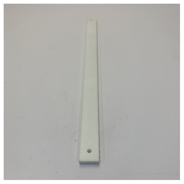HMPE HD500 Ertalon プラスチックストリップ - かんな掛け済み - 600x40x15mm - ホワイト - ヨット用金具 