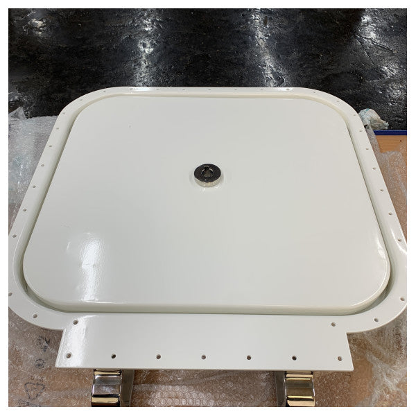 Hatch d'ouverture en acier inoxydable Metastyle Type Approval WT A30 FD 490 x 430 mm - 379480 