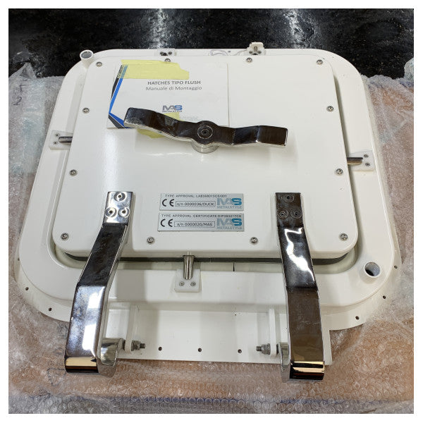 Metastyle Type Approval WT A30 FD Rustfritt Stål Åpningsluke 490 x 430 mm - 379480 