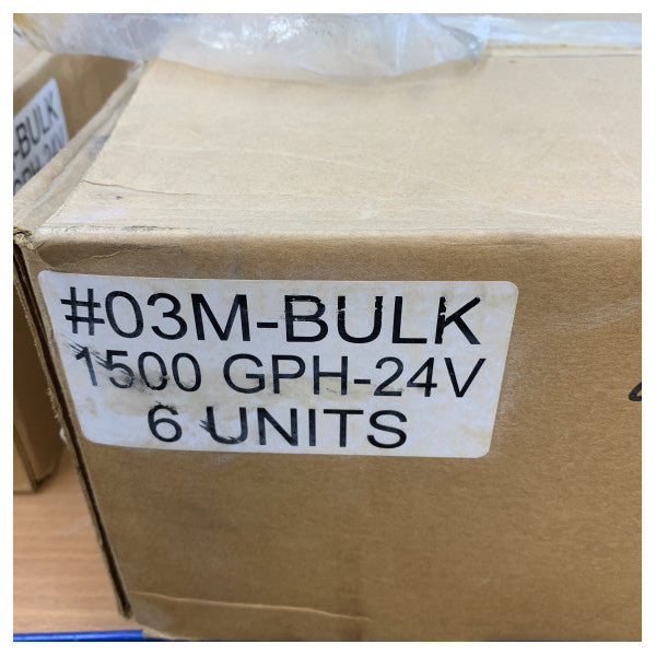 Правило 1500 Білгпомпа 24V - 1500 GPH 5800L/год 