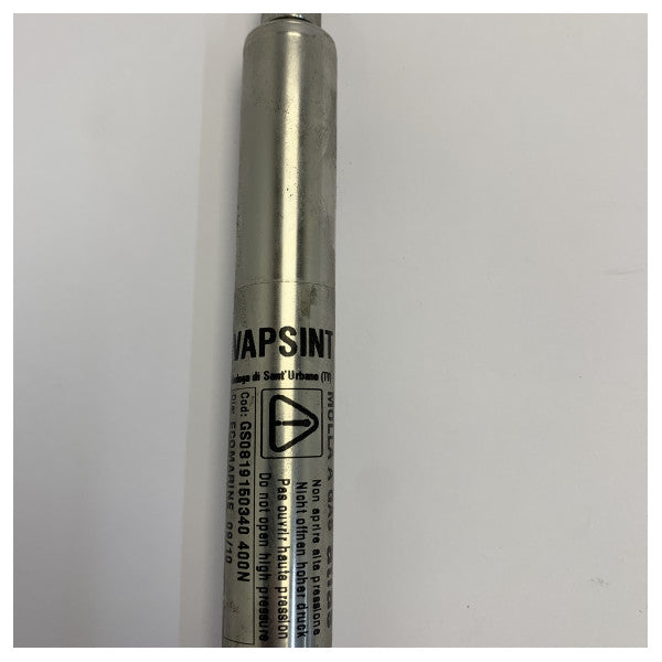 ECOMARINE plinska opruga od nehrđajućeg čelika - 400N - 390 mm - plinski amortizer Inox 40 mm 