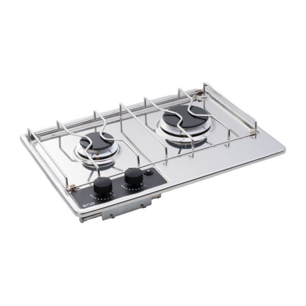Eno 2 -Burner Stainless Steel Build in Gas Stove - 89057