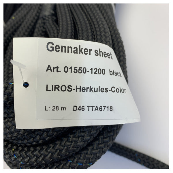 Liros Herkulus Color 29 Gennaker-repset - 2x 28M svart + 1x 50M röd 