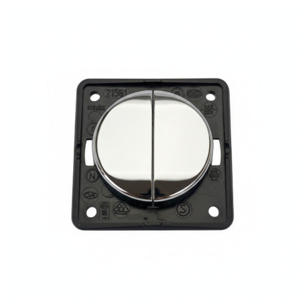 Przełącznik Berker Integro Classic Series - błyszczący chrom - osprzęt jachtowy - 9365518 