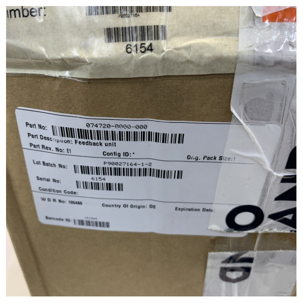 スペリー・マリン 074720-0000-000 ラダーインジケーター フィードバック ギアボックス 