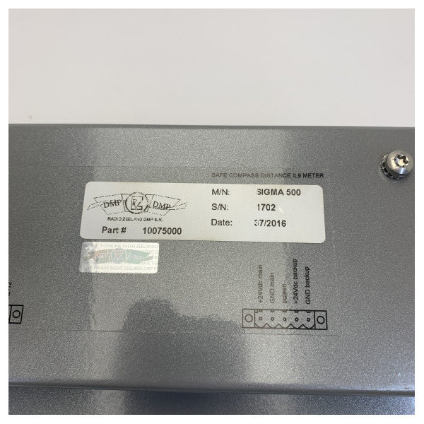 Radio Zeeland Sigma 500 Combi Pilot Controllerin näyttö 