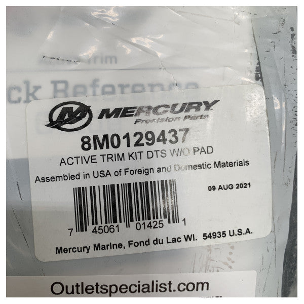 Mercury Mercruiser DTS active trim integration kit - 8M0129437