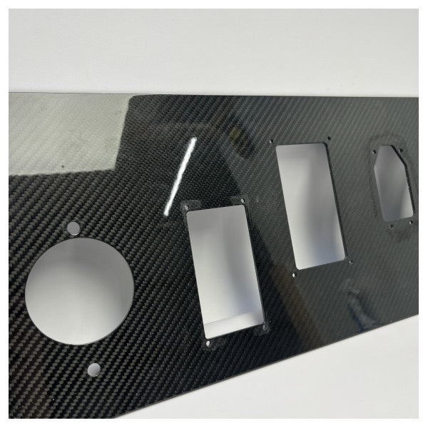 Riva Ribelle 66, tableau de bord des instruments de contrôle du moteur, noir carbone - 9000688