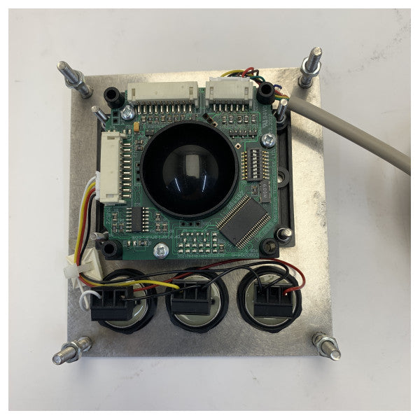 38 mm Paslanmaz Çelik Trackball Deniz Paneli Montajlı TV1044 - Endüstriyel Paslanmaz Çelik Ön Panel 