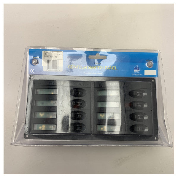 BEP 8-funktioners elektrisk afbryderpanel DC 12V - 901H